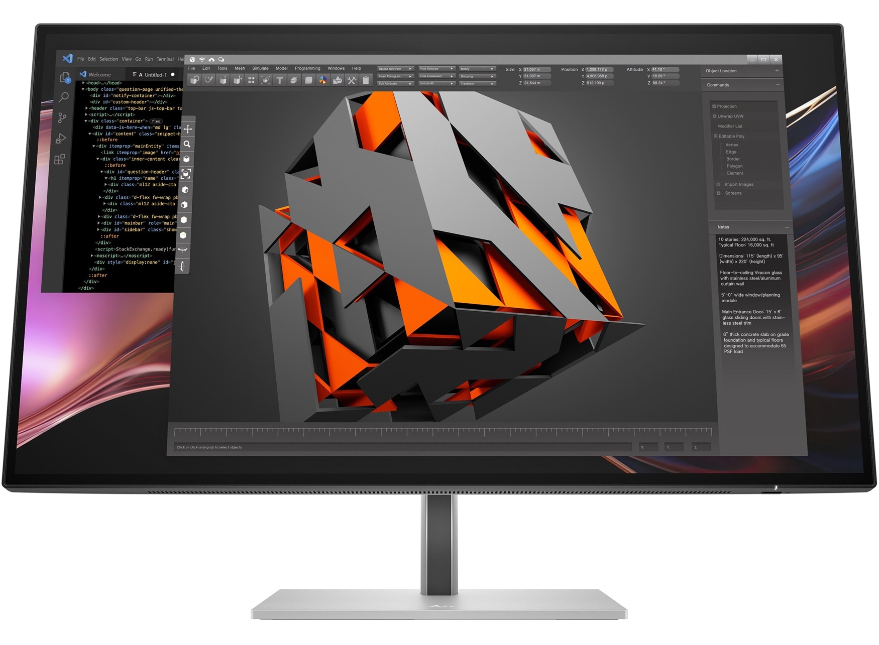 Monitor Serie 7 HP 727pu de 27