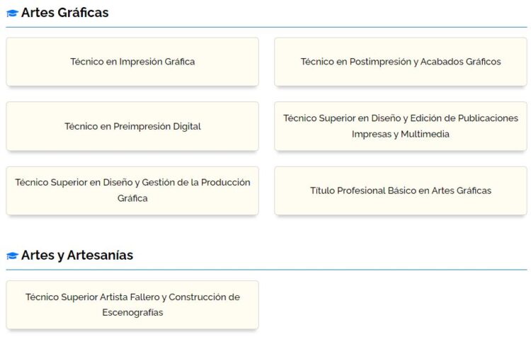 buscador familias profesionales