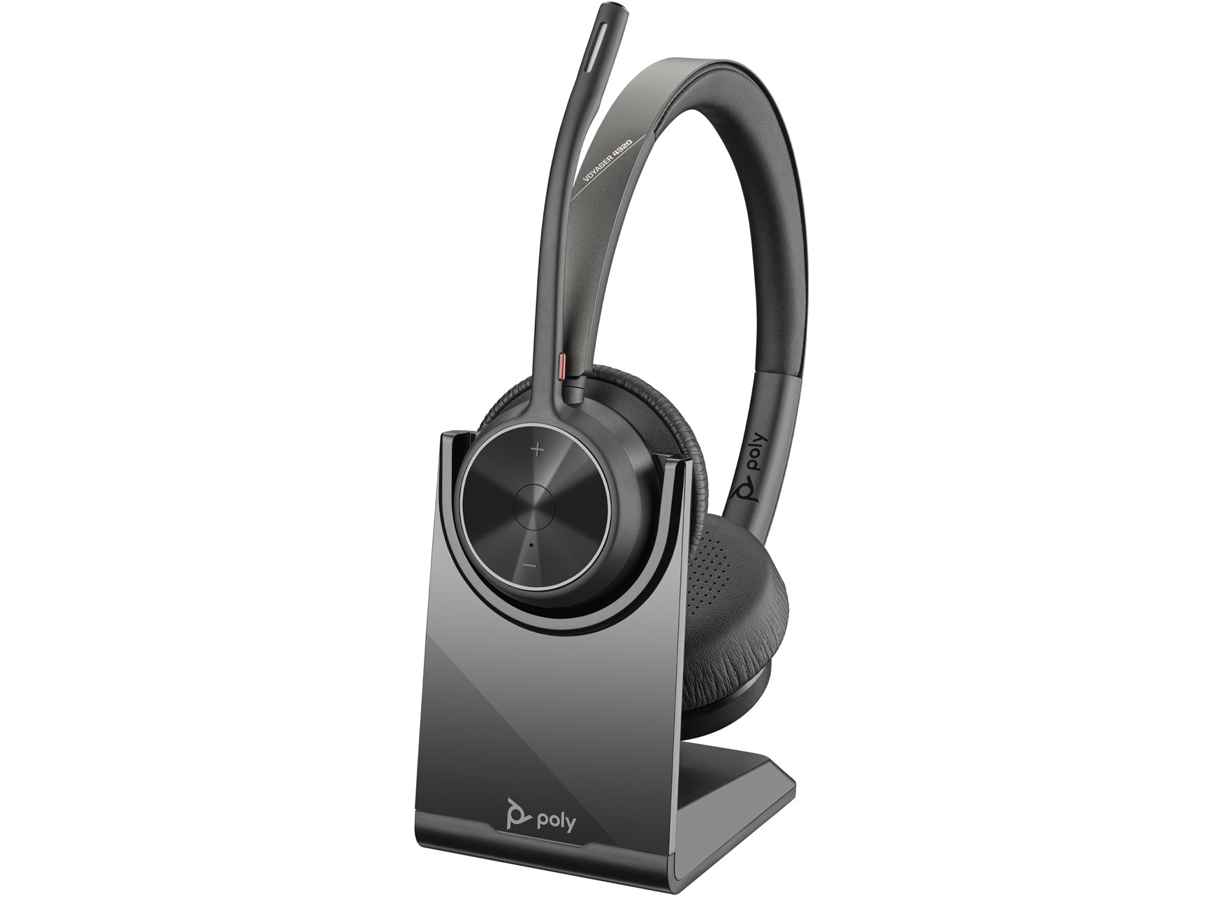 Auriculares Poly Voyager 4320 USB-C adaptador BT700 soporte de carga